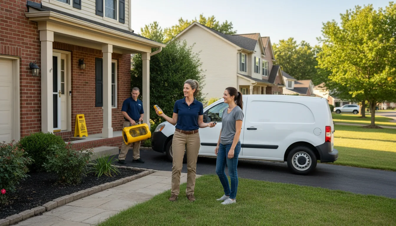 Residential water damage restoration in Seffner, FL